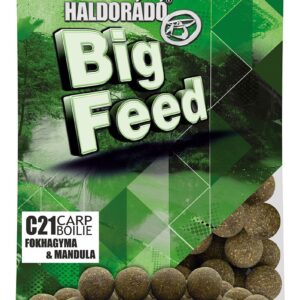 Haldorádó Big Feed – C21 Boilie – Fokhagyma & Mandula